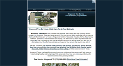 Desktop Screenshot of kingwoodtreeservices.com